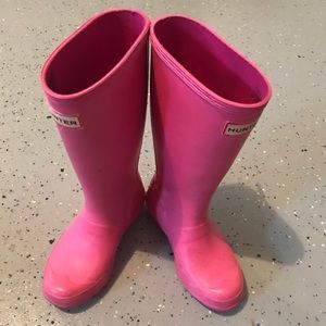 Kids hunter boots size 1